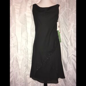 🆕 Onyx Nite, Elegant Little Black Dress, Sz 8